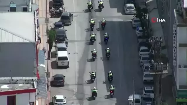 Trafik Haftası'na konvoylu kutlama Trafik Haftası'na konvoylu kutlama