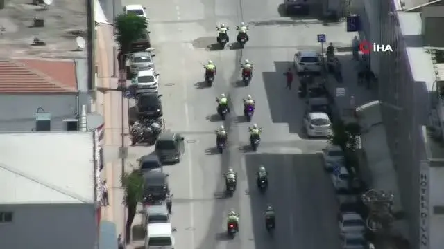 Trafik Haftası'na konvoylu kutlama Trafik Haftası'na konvoylu kutlama