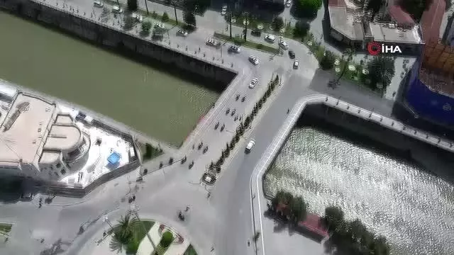 Trafik Haftası'na konvoylu kutlama Trafik Haftası'na konvoylu kutlama