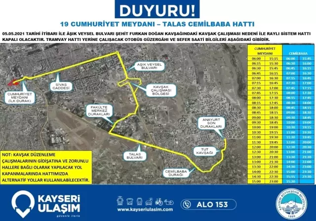 Ulaşım A.Ş.'den önemli duyuru Ulaşım A.Ş.'den önemli duyuru