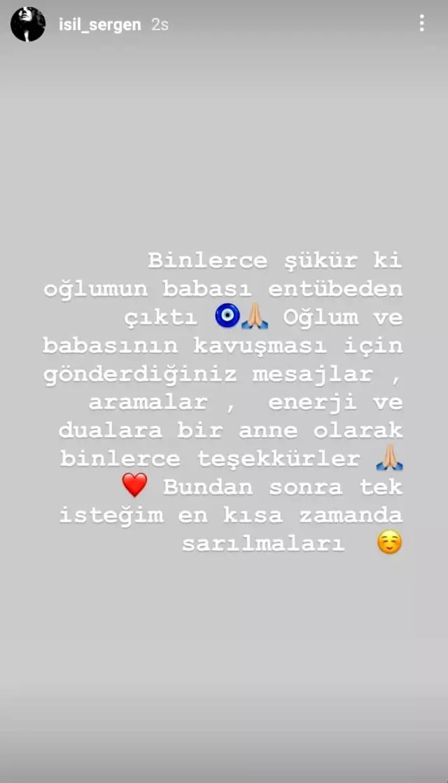 Ünlü oyuncu Burak Sergen'den iyi haber Ünlü oyuncu Burak Sergen'den iyi haber