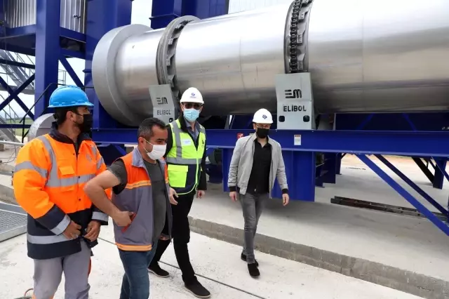 Yeni Asfalt tesisinde son aşamaya gelindi Yeni Asfalt tesisinde son aşamaya gelindi
