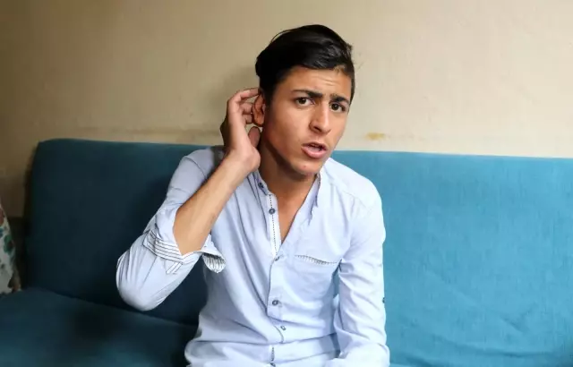 14 yaşındaki Yusuf'un işitme cihazını çaldılar 14 yaşındaki Yusuf'un işitme cihazını çaldılar
