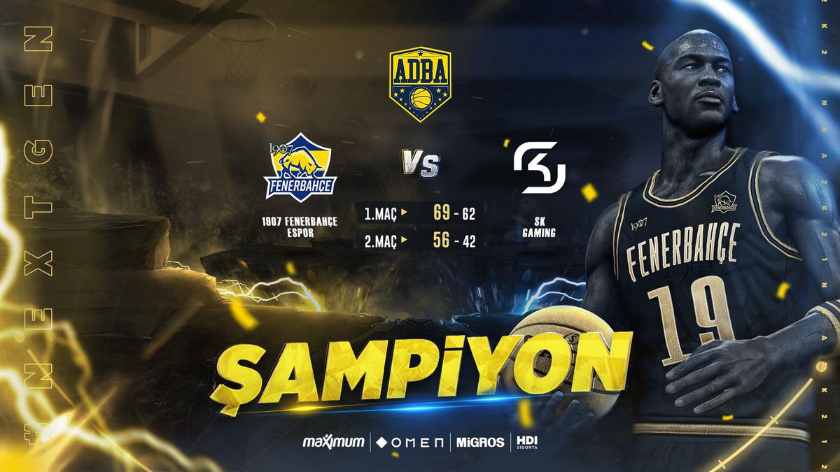 1907 Fenerbahçe Espor, NBA 2K Avrupa Şampiyonu oldu