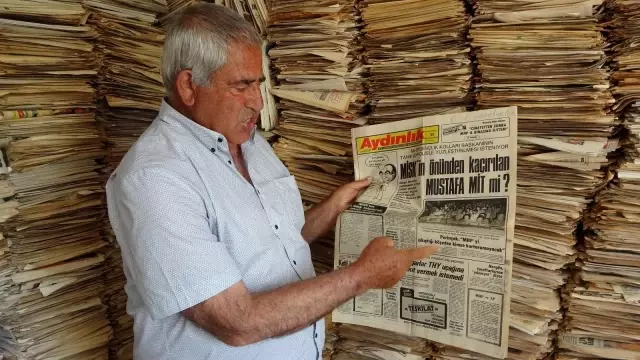 53 yıldır okuduğu gazeteleri arşivliyor 53 yıldır okuduğu gazeteleri arşivliyor