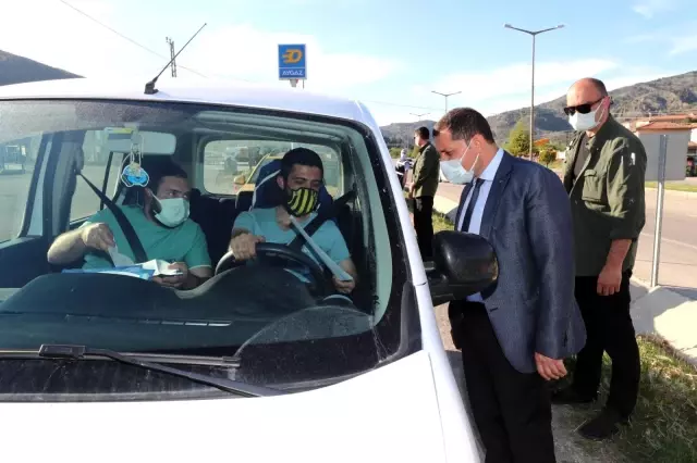 Amasya'da 'tam kapanma' denetimi Amasya'da 'tam kapanma' denetimi