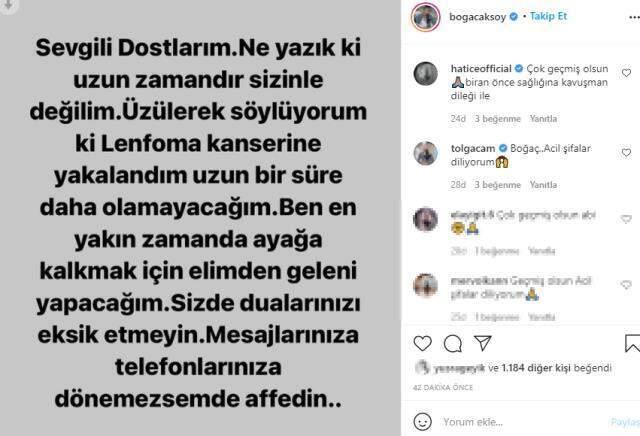 Arka Sokaklar dizisinin oyuncusu Boğaç Aksoy, lenfoma kanserine yakalandı Arka Sokaklar dizisinin oyuncusu Boğaç Aksoy, lenfoma kanserine yakalandı