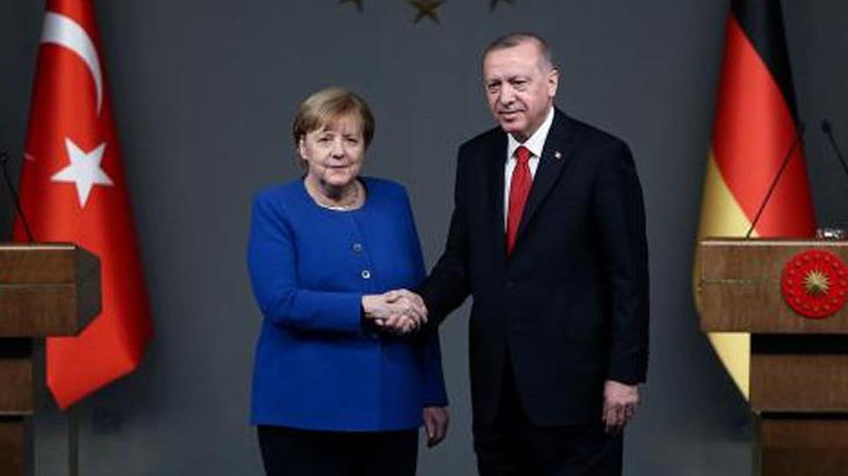 Cumhurbaşkanı Erdoğan, Almanya Başbakanı Merkel ile görüştü