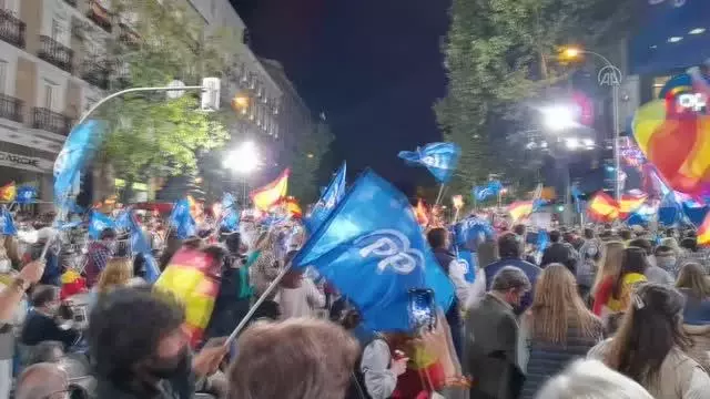 Madrid'deki yerel parlamento seçimlerini sağ görüşlü Halk Partisi kazandı Madrid'deki yerel parlamento seçimlerini sağ görüşlü Halk Partisi kazandı