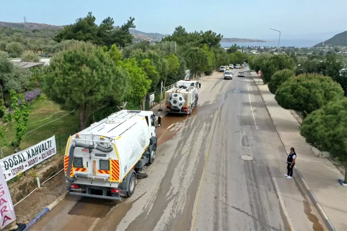 Günde 250-300 kilometre yol süpürülüyor
