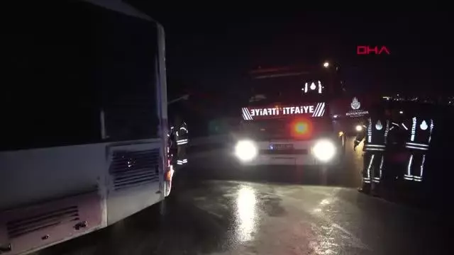 İSTANBUL-BAŞAKŞEHİR'DE OTOBÜSTE YANGIN İSTANBUL-BAŞAKŞEHİR'DE OTOBÜSTE YANGIN