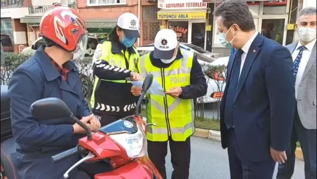 Polis engelli gencin hayalini gerçekleştirdi Polis engelli gencin hayalini gerçekleştirdi