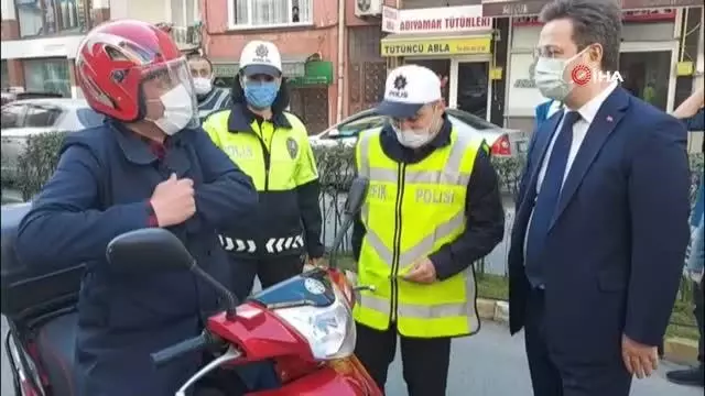 Polis engelli gencin hayalini gerçekleştirdi Polis engelli gencin hayalini gerçekleştirdi
