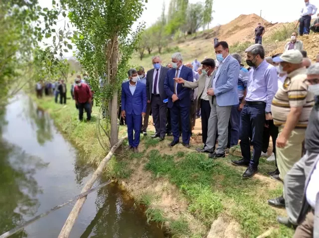 Şahnahanlıların sulama kanalı problemi çözüldü