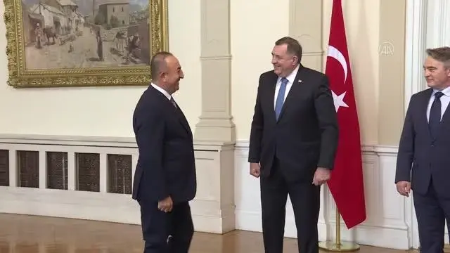 Son dakika: Dışişleri Bakanı Çavuşoğlu, Bosna Hersek Devlet Başkanlığı Konseyi üyeleri tarafından kabul edildi Son dakika: Dışişleri Bakanı Çavuşoğlu, Bosna Hersek Devlet Başkanlığı Konseyi üyeleri tarafından kabul edildi
