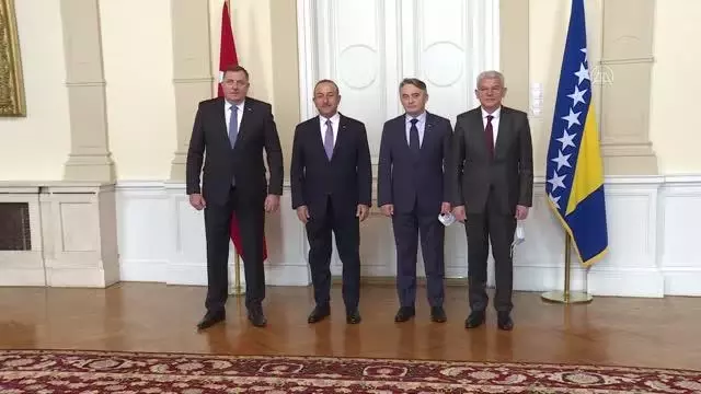 Son dakika: Dışişleri Bakanı Çavuşoğlu, Bosna Hersek Devlet Başkanlığı Konseyi üyeleri tarafından kabul edildi Son dakika: Dışişleri Bakanı Çavuşoğlu, Bosna Hersek Devlet Başkanlığı Konseyi üyeleri tarafından kabul edildi