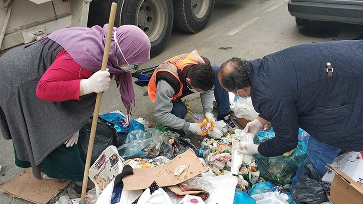 Yanlışlıkla çöpe atılan pırlanta yüzükler için seferber oldular