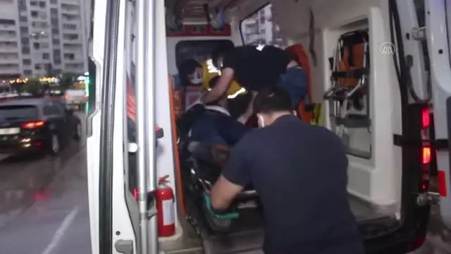Çöp kamyonunun çarptığı kişi yaralandı