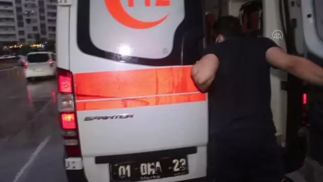 Çöp kamyonunun çarptığı kişi yaralandı