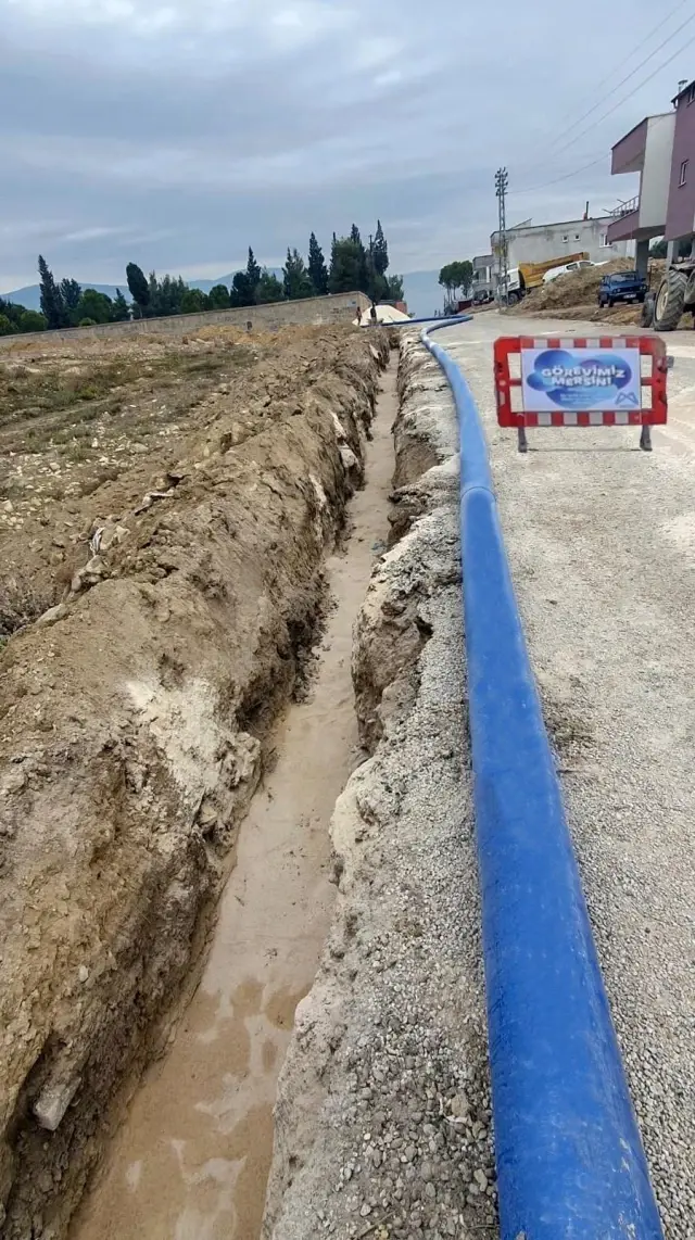 MESKİ, Mut'ta 3,5 kilometrelik içme suyu hattı yapımına başladı MESKİ, Mut'ta 3,5 kilometrelik içme suyu hattı yapımına başladı