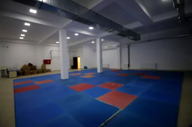 Ordu'da okullara antrenman salonları yapılıyor Ordu'da okullara antrenman salonları yapılıyor