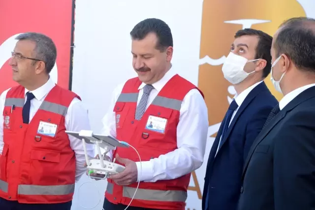 BALIKESİR - 10 bin su sayacı drone ile havadan okunuyor BALIKESİR - 10 bin su sayacı drone ile havadan okunuyor