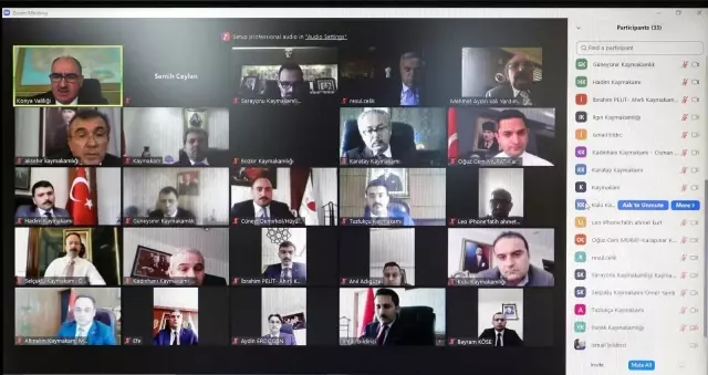 Vali Özkan'dan tam kapanma değerlendirme toplantısı Vali Özkan'dan tam kapanma değerlendirme toplantısı
