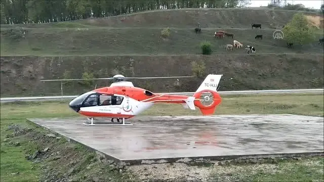 Son dakika haberi... Vezirköprü'deki kazada yaralanan bir kişi ambulans helikopterle Samsun Eğitim ve Araştırma Hastanesi'ne sevk edildi Son dakika haberi... Vezirköprü'deki kazada yaralanan bir kişi ambulans helikopterle Samsun Eğitim ve Araştırma Hastanesi'ne sevk edildi