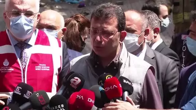 Zeytinburnu'nda 5 katlı boş bina çöktü - İBB Başkanı İmamoğlu Zeytinburnu'nda 5 katlı boş bina çöktü - İBB Başkanı İmamoğlu