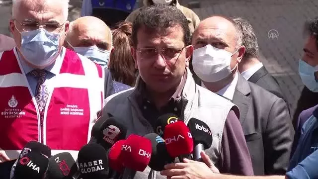 Zeytinburnu'nda 5 katlı boş bina çöktü - İBB Başkanı İmamoğlu Zeytinburnu'nda 5 katlı boş bina çöktü - İBB Başkanı İmamoğlu