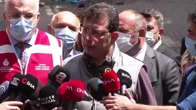 Zeytinburnu'nda 5 katlı boş bina çöktü - İBB Başkanı İmamoğlu Zeytinburnu'nda 5 katlı boş bina çöktü - İBB Başkanı İmamoğlu