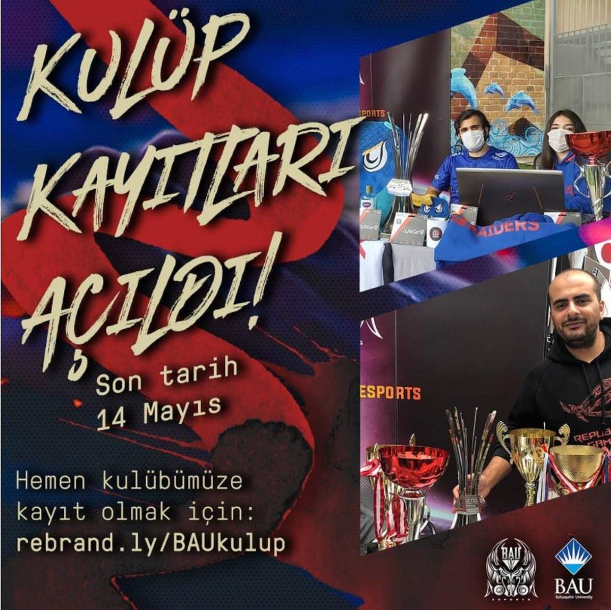 BAU Esports kulüp kayıtları başladı!