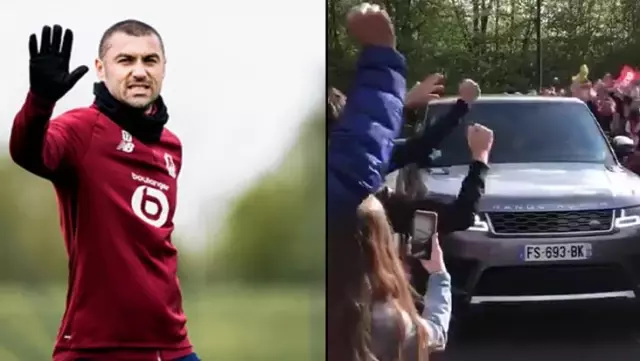 Burak Yılmaz'a sevgisini göstermek isteyen Fransızlar izdiham çıkardı! İşte o anlar Burak Yılmaz'a sevgisini göstermek isteyen Fransızlar izdiham çıkardı! İşte o anlar