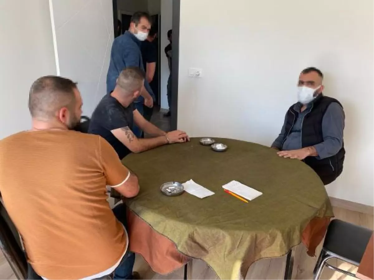 Kısıtlamada kiralanan evde kumara 44 bin lira ceza