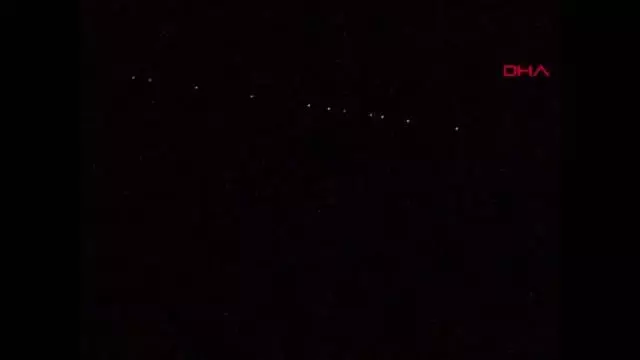 MALATYA MUSK'IN STARLİNK UYDULARI MALATYA SEMALARINDA GÖRÜNTÜLENDİ MALATYA MUSK'IN STARLİNK UYDULARI MALATYA SEMALARINDA GÖRÜNTÜLENDİ