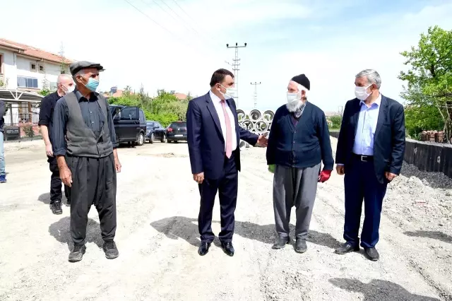 Malatya Büyükşehir Belediye Başkanı Gürkan, altyapı çalışmasını inceledi