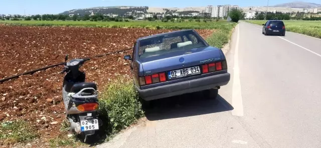 Otomobil motosiklete çarptı: 1 yaralı Otomobil motosiklete çarptı: 1 yaralı