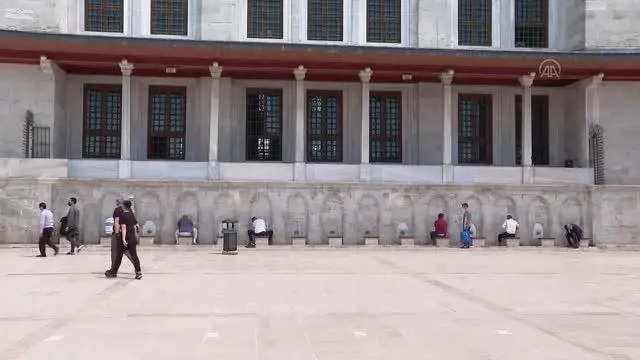 DRONE - Ramazanın son cuma namazı Kovid-19 tedbirleri kapsamında kılındı - Fatih Camii DRONE - Ramazanın son cuma namazı Kovid-19 tedbirleri kapsamında kılındı - Fatih Camii