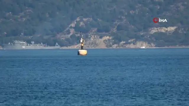 Rus mayın tarama gemisi 'Kovrovets' Çanakkale Boğazı'ndan geçti Rus mayın tarama gemisi 'Kovrovets' Çanakkale Boğazı'ndan geçti