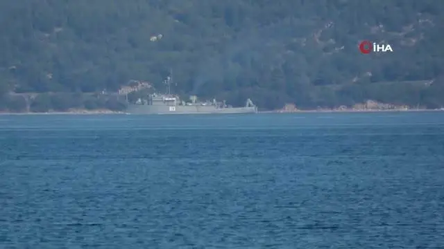 Rus mayın tarama gemisi 'Kovrovets' Çanakkale Boğazı'ndan geçti Rus mayın tarama gemisi 'Kovrovets' Çanakkale Boğazı'ndan geçti