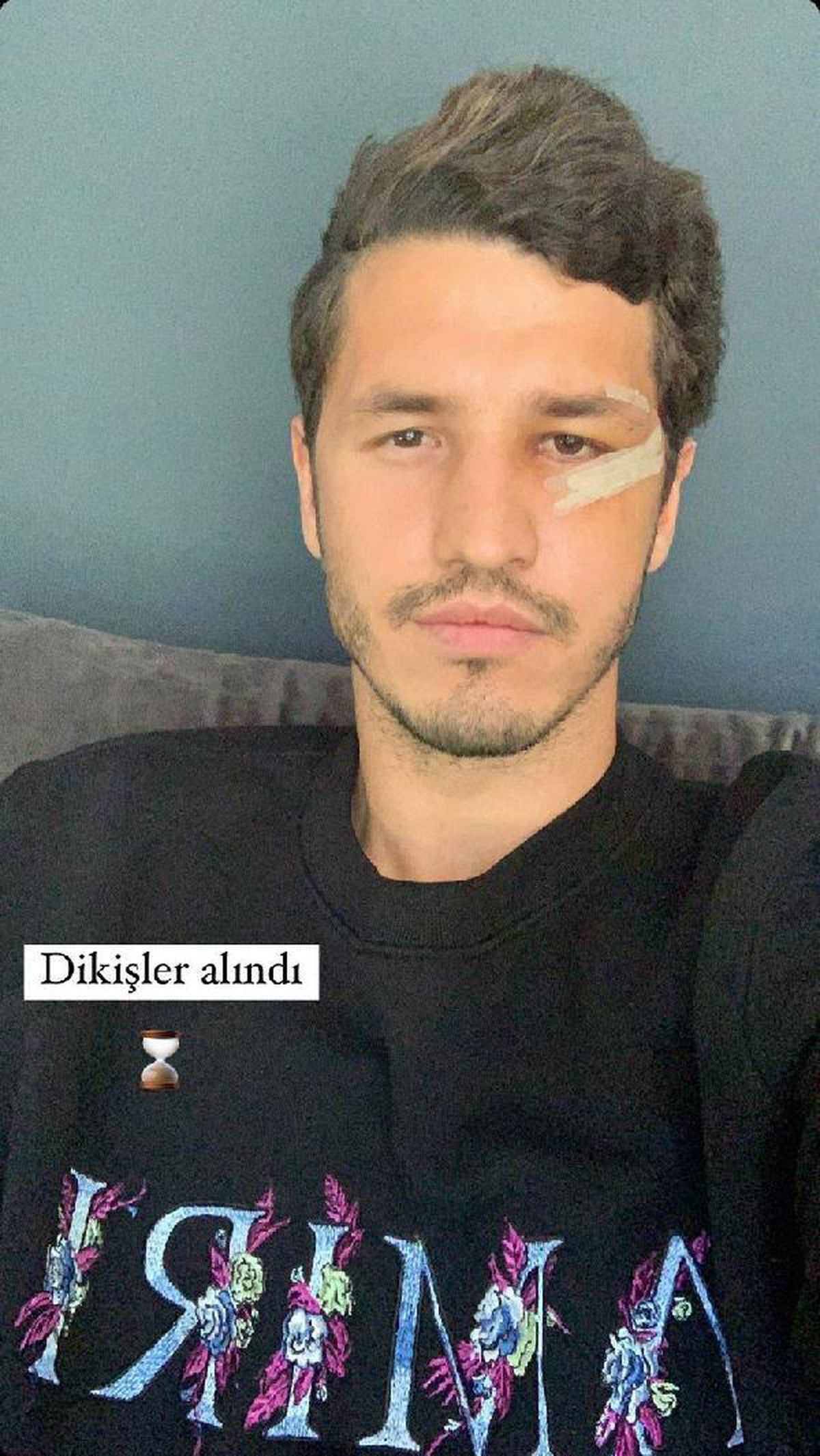 Salih Uçan'ın yüzündeki dikişler alındı