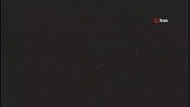 Starlink uyduları Çorum semalarında görüntülendi Starlink uyduları Çorum semalarında görüntülendi