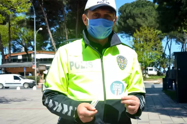 Sürücülere hediyeli uyarı Sürücülere hediyeli uyarı