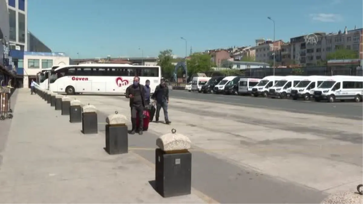 Tam kapanmada, İstanbul'da şehirler arası otobüs seferleri 1250'den 150'ye düştü