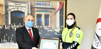 Samsun'da jandarma ve emniyet personeline başarı belgesi verildi