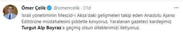 Anadolu Ajansı çalışanları, İsrail polisinin Mescid-i Aksa'daki müdahalesinde yaralandı Anadolu Ajansı çalışanları, İsrail polisinin Mescid-i Aksa'daki müdahalesinde yaralandı