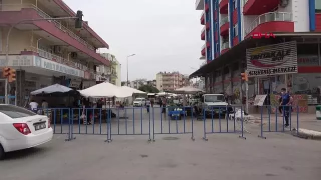 ANTALYA SERİK'TE 10 NOKTADA PAZAR KURULDU ANTALYA SERİK'TE 10 NOKTADA PAZAR KURULDU