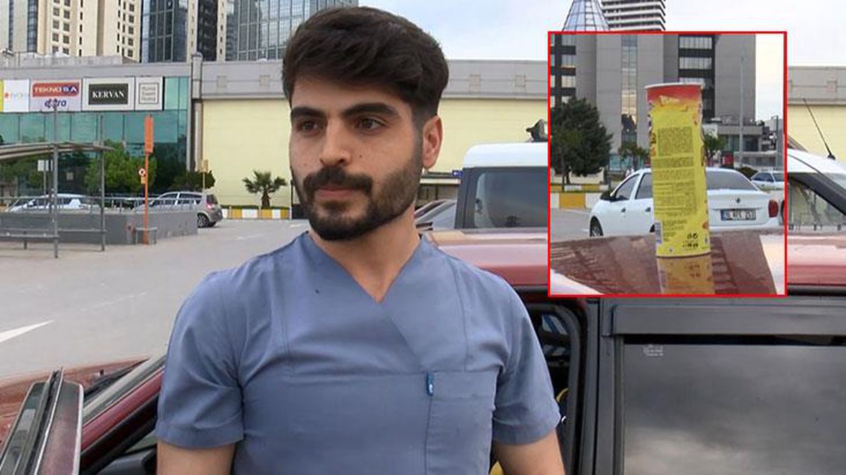Aracının üzerine bırakılan cips kutusunu az daha çöpe atıyordu, içindeki paraları görünce ilk işi polisi aramak oldu