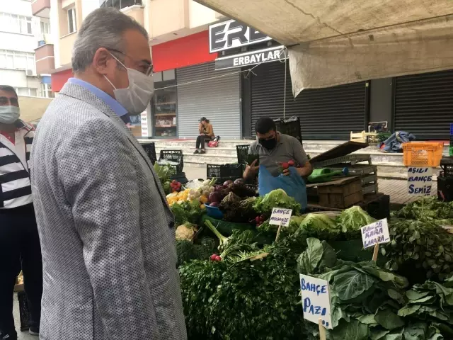 Pendik'te tam kapanma sürecinde pazarlarda sıkı denetim Pendik'te tam kapanma sürecinde pazarlarda sıkı denetim