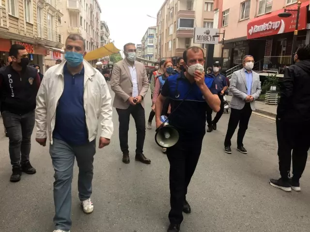 Pendik'te tam kapanma sürecinde pazarlarda sıkı denetim Pendik'te tam kapanma sürecinde pazarlarda sıkı denetim